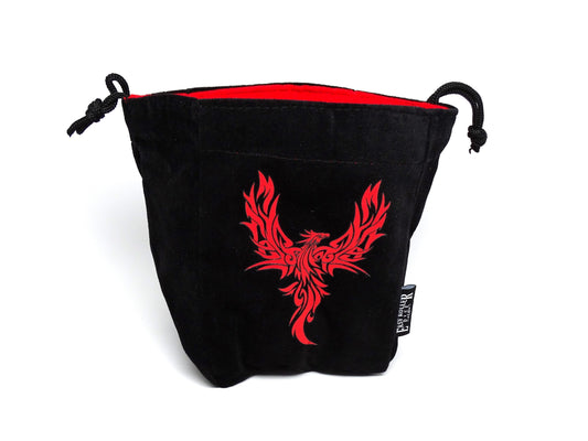 Phoenix Reversible Microfiber Self-Standing Large Dice Bag Easy Roller Dice Company