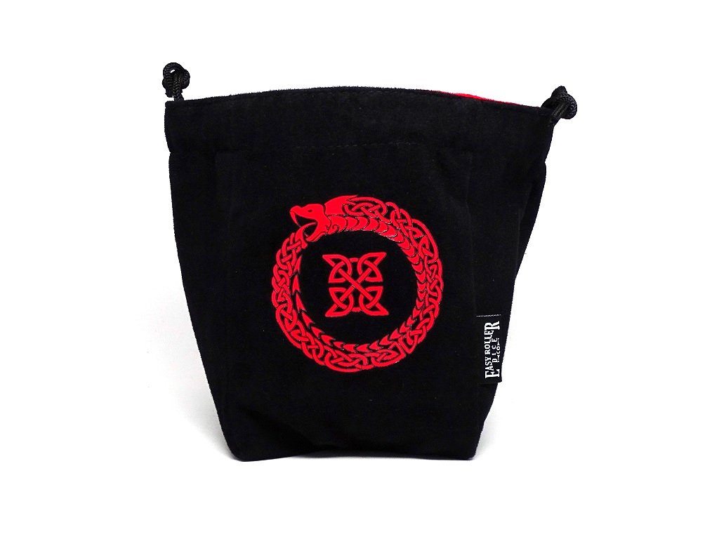 Ouroboros Reversible Microfiber Self-Standing Large Dice Bag Easy Roller Dice Company