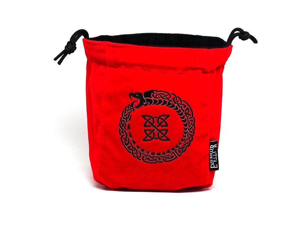 Ouroboros Reversible Microfiber Self-Standing Large Dice Bag Easy Roller Dice Company