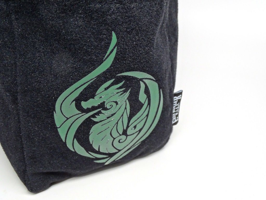 Dragon's Breath Reversible Microfiber Self-Standing Large Dice Bag Easy Roller Dice Company