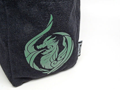 Dragon's Breath Reversible Microfiber Self-Standing Large Dice Bag Easy Roller Dice Company