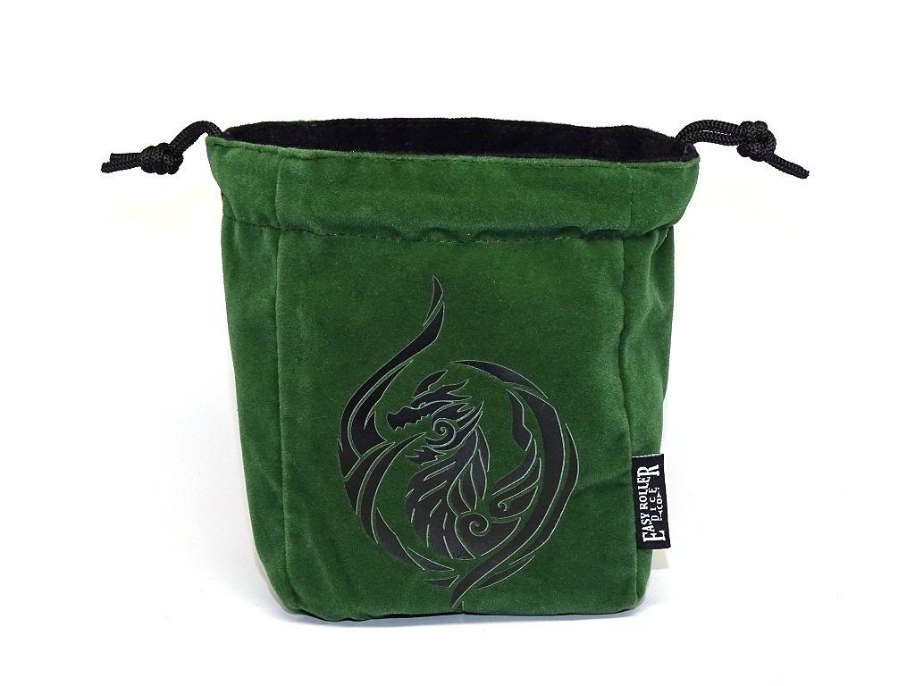 Dragon's Breath Reversible Microfiber Self-Standing Large Dice Bag Easy Roller Dice Company