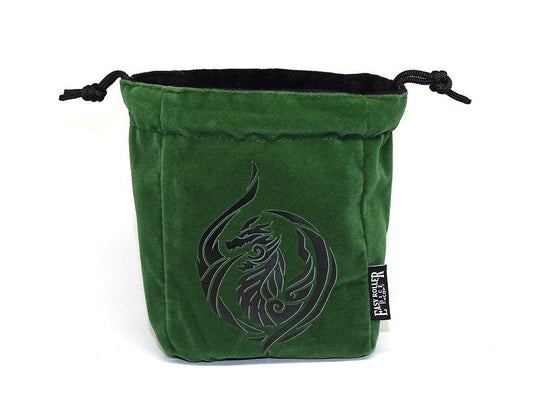 Dragon's Breath Reversible Microfiber Self-Standing Large Dice Bag Easy Roller Dice Company