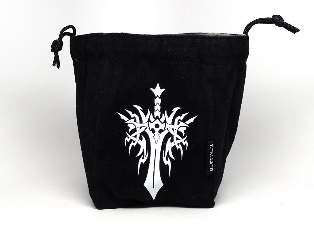 Sword Reversible Microfiber Self-Standing Large Dice Bag Easy Roller Dice Company