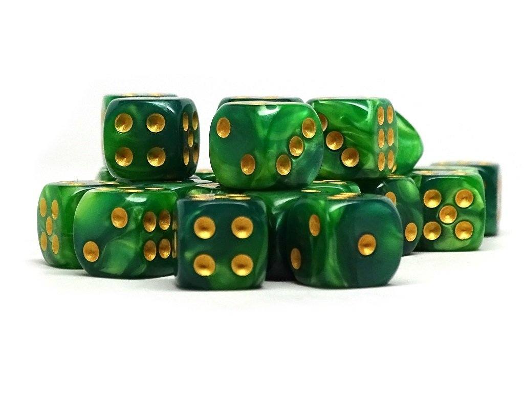 12mm D6 Dice - Celtic Swirl - 25 Count Bag - Out of Play