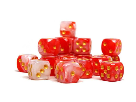 12mm D6 Dice - Himalayan Pink - 25 Count Bag Easy Roller Dice Company