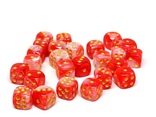 12mm D6 Dice - Himalayan Pink - 25 Count Bag Easy Roller Dice Company