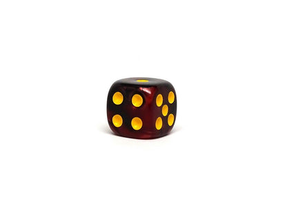 12mm D6 Dice - Lava Swirl - 25 Count Bag Easy Roller Dice Company