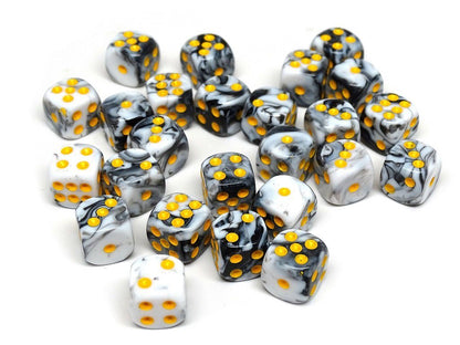 12mm D6 Dice - Oracle Design - 25 Count Bag Easy Roller Dice Company
