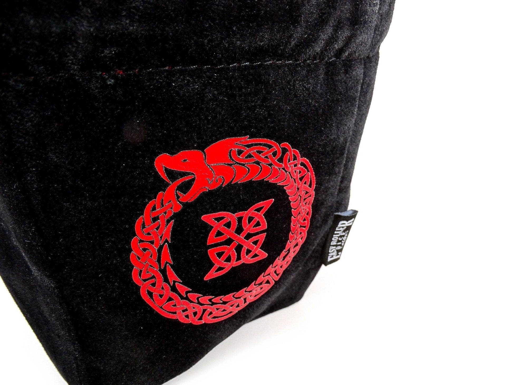 Ouroboros Reversible Microfiber Self-Standing Large Dice Bag Easy Roller Dice Company