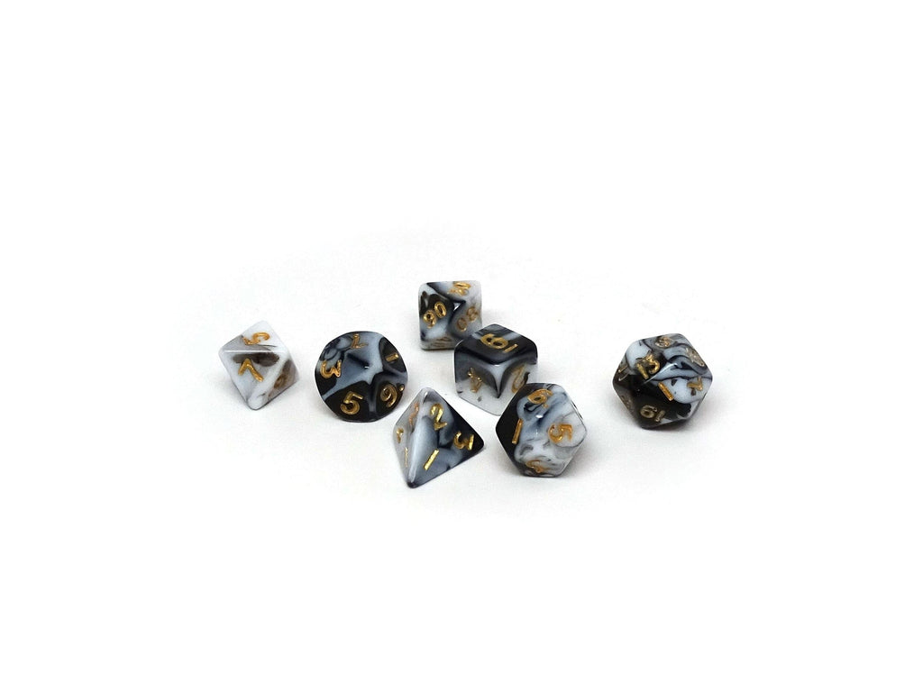 10mm Marbled Mini Dice Set - Out of Play