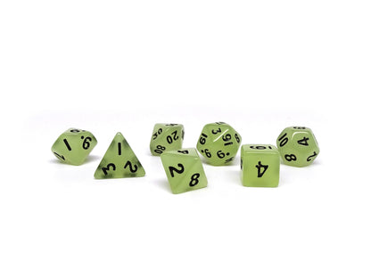 10mm Glow in the Dark Mini Dice Set Easy Roller Dice Company