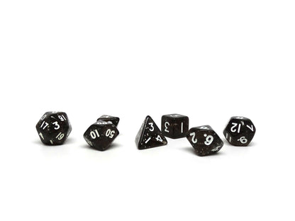 10mm Dark Sparkle Mini Dice Set Easy Roller Dice Company