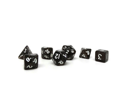 10mm Dark Sparkle Mini Dice Set Easy Roller Dice Company