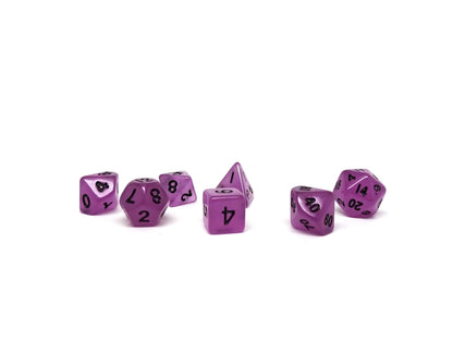 10mm Poison Purple Mini Dice Set - Out of Play