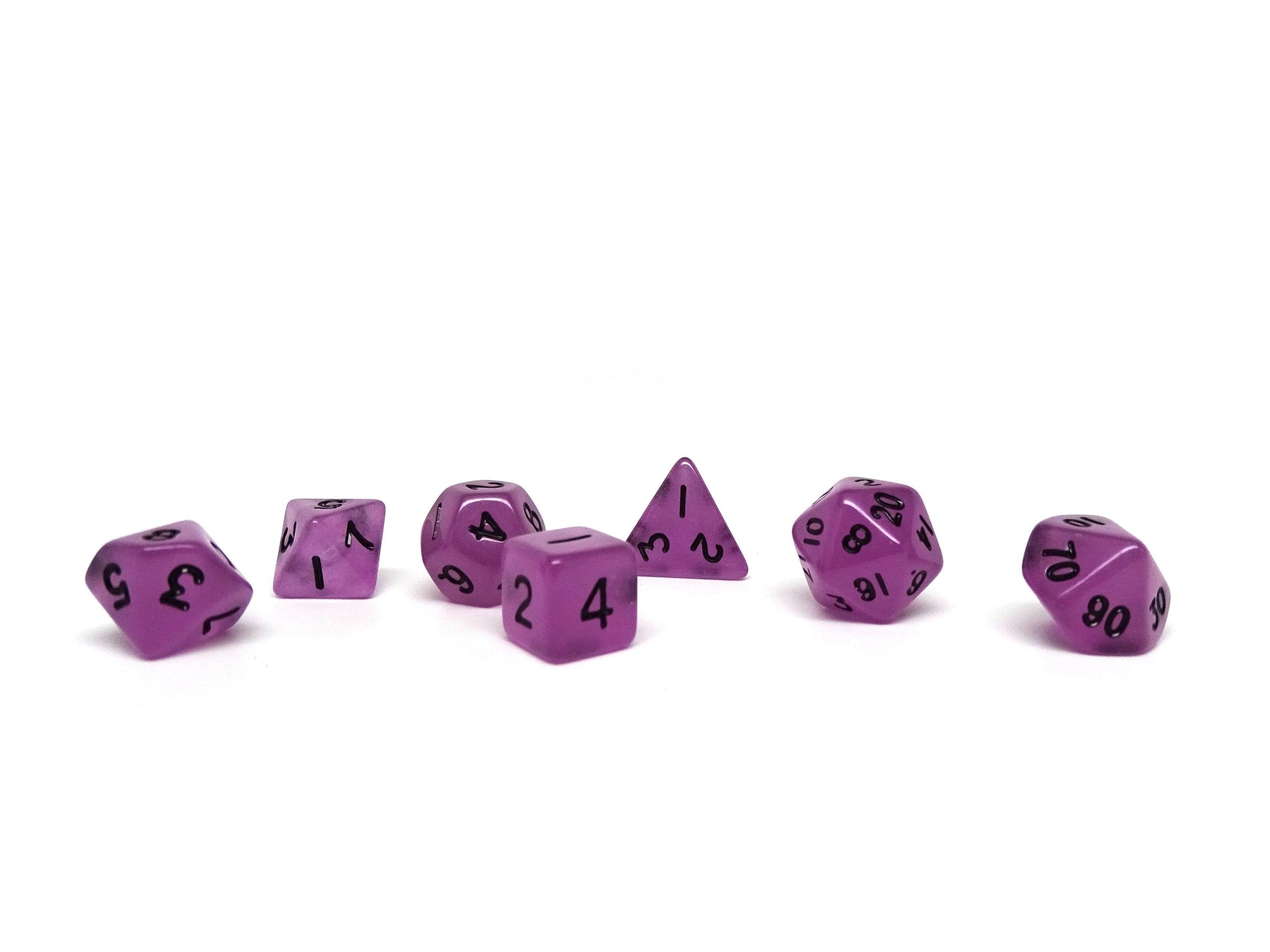 10mm Poison Purple Mini Dice Set - Out of Play