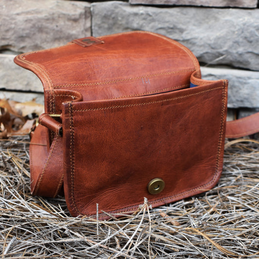 The Ranger Leather Satchel - Small - Out of Play -Misty Mountain Gaming