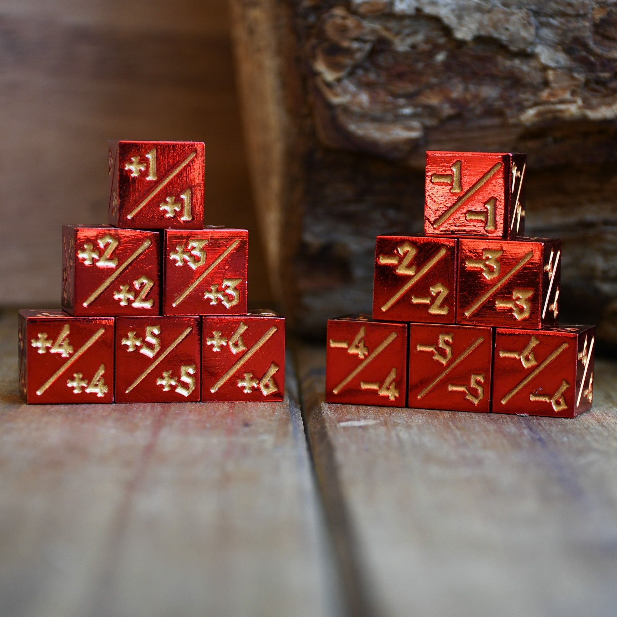 '-1/-1 Counter Dice- Red, 6ct.