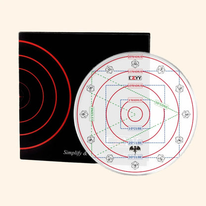 D&D Area Spell Effect Templates - Out of Play Board Game Accessories - 