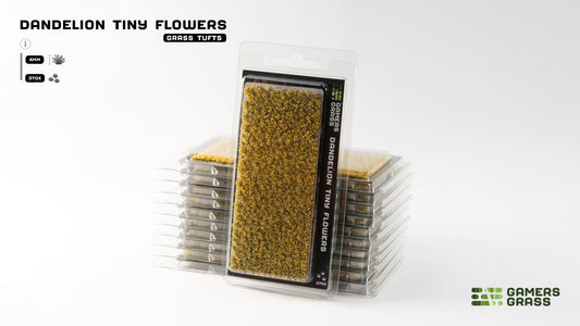 Gamers Grass - Tiny Flower Tuft Set - Dandelion - Out of Play