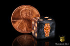 Day of the Dead Dice - Orange Coffin - Out of Play