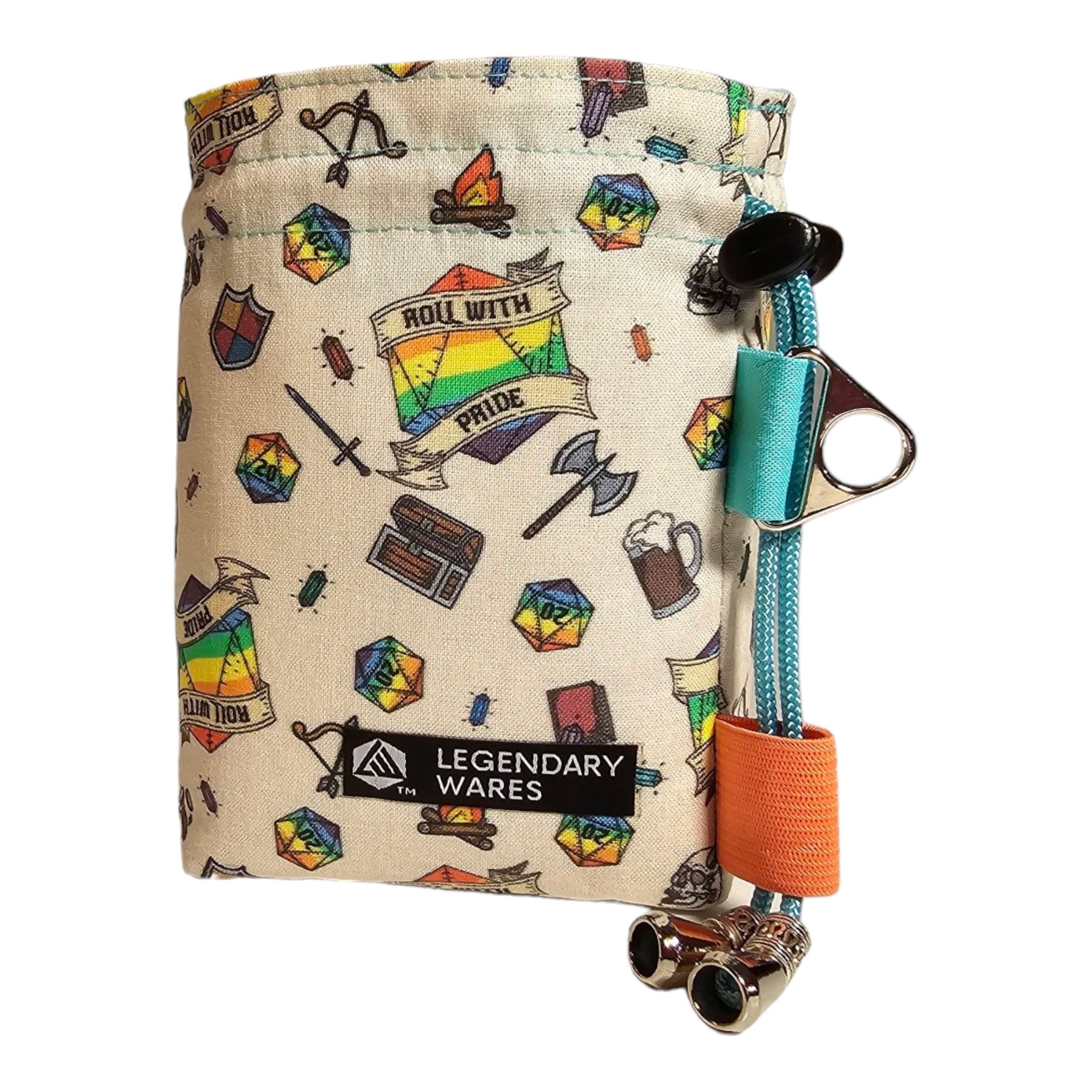 Roll with Pride Dice Bags - Out of Play