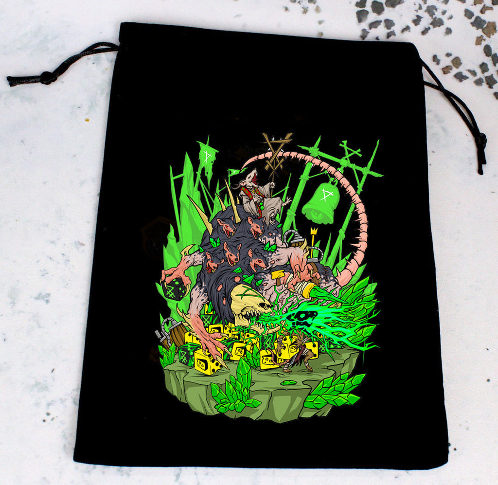 Premium Black Dice Bags - Out of Play