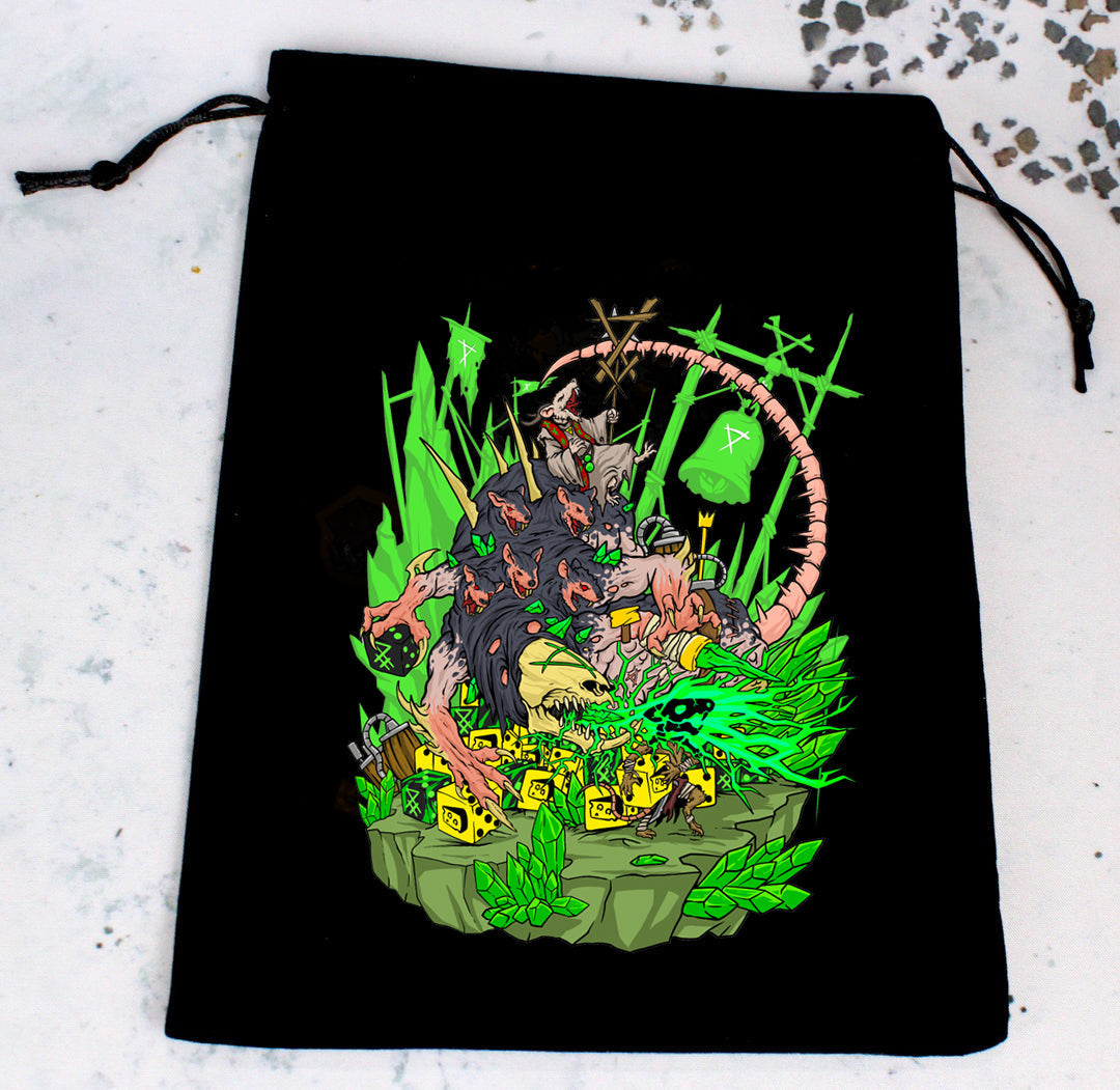 Premium Black Dice Bags - Out of Play