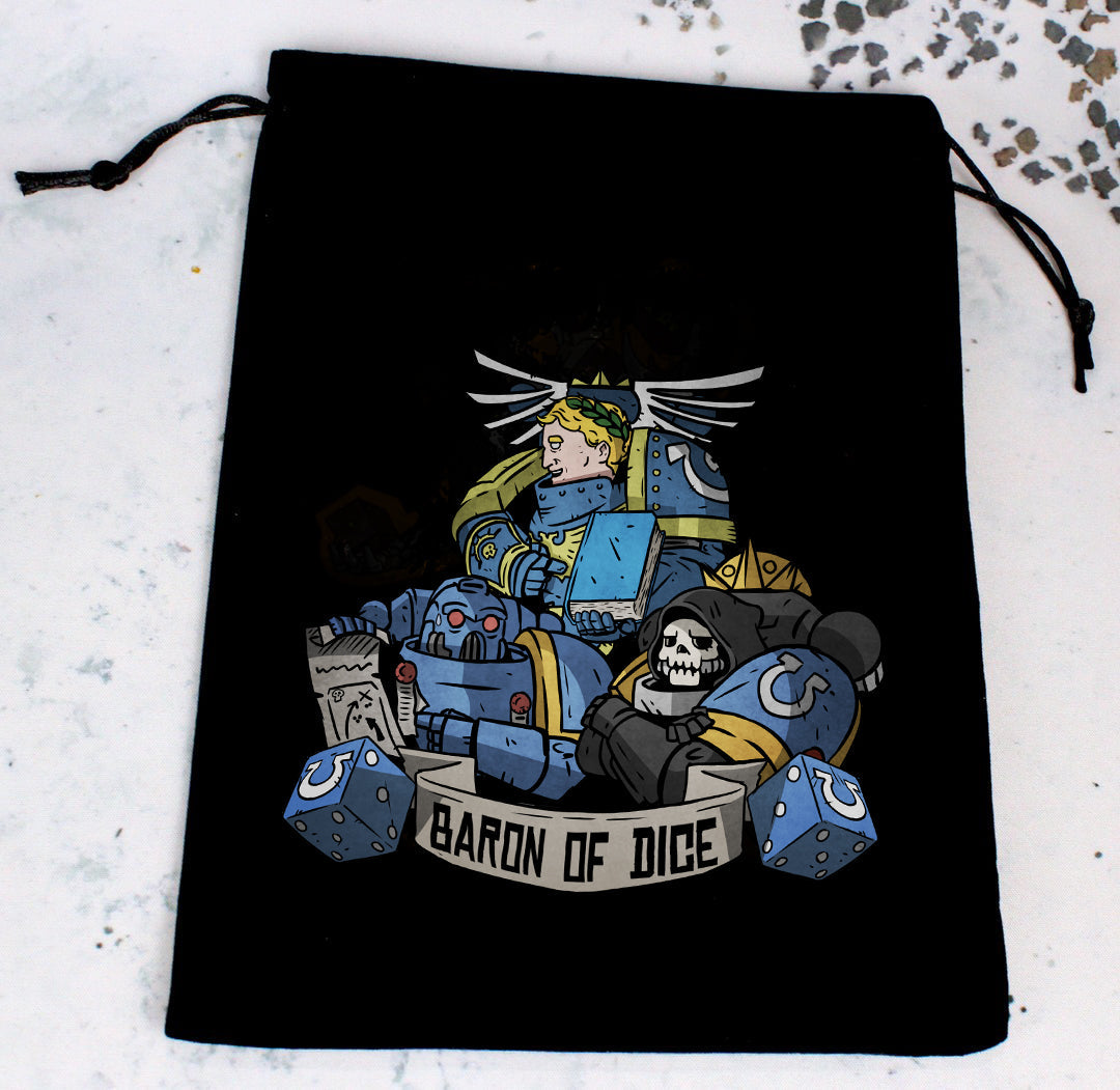 Premium Black Dice Bags - Out of Play