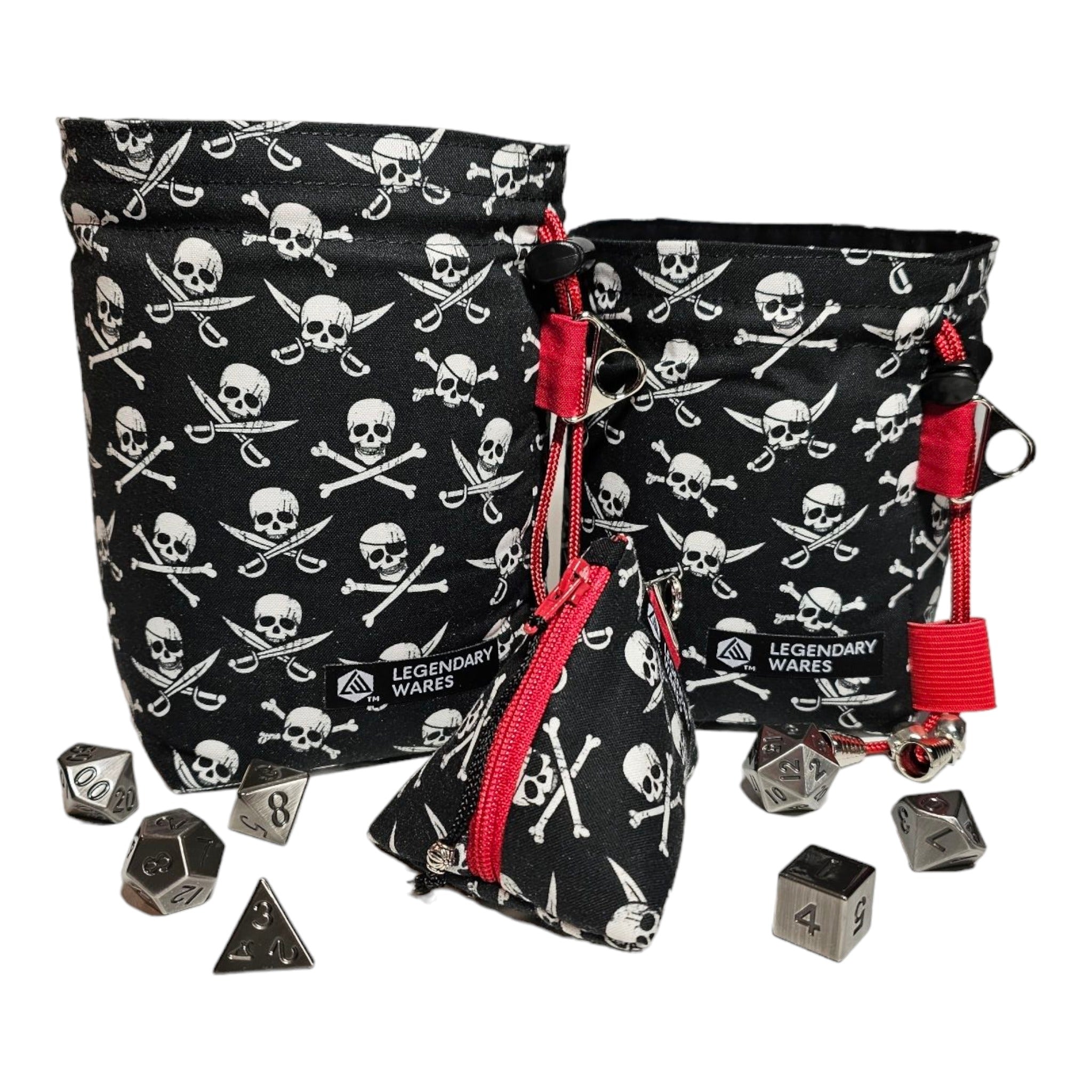 Jolly Roger Pirate Dice Bag - Out of Play