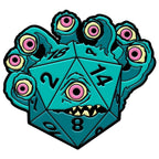 DieHolder / Eye Tyrant - Hard Enamel Adventure Dice Pin Metal by Norse Foundry - Out of Play