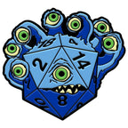 DieHolder / Eye Tyrant - Hard Enamel Adventure Dice Pin Metal by Norse Foundry - Out of Play