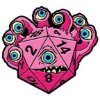 DieHolder / Eye Tyrant - Hard Enamel Adventure Dice Pin Metal by Norse Foundry - Out of Play