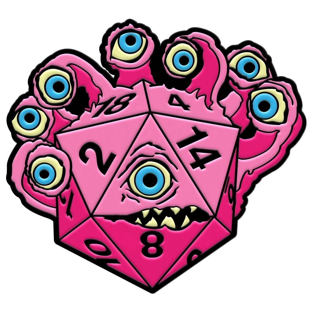 DieHolder / Eye Tyrant - Hard Enamel Adventure Dice Pin Metal by Norse Foundry - Out of Play
