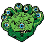 DieHolder / Eye Tyrant - Hard Enamel Adventure Dice Pin Metal by Norse Foundry - Out of Play