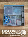 Bits Bins Discover Lands Unknown - 1 Pod, 2 Minis, 5 Originals, 1 XL, 1 Card Box, 4 Flats - Out of Play