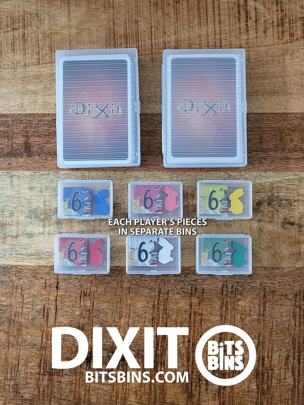 Bits Bins Dixit - 6 Minis, 2 Tarot - Out of Play