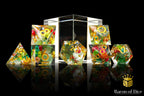Royal Roses Sharp Edge RPG Dice Set - 7 Pieces - Out of Play