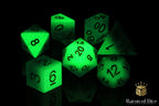 Blue Water Sharp Edge RPG Dice Set - 7 Pieces - Out of Play