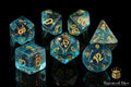 Turquoise RPG Dice Set - 7 Pieces - Out of Play