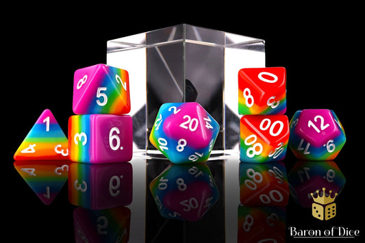 Pastel RPG Dice Set - 7 Pieces - Out of Play