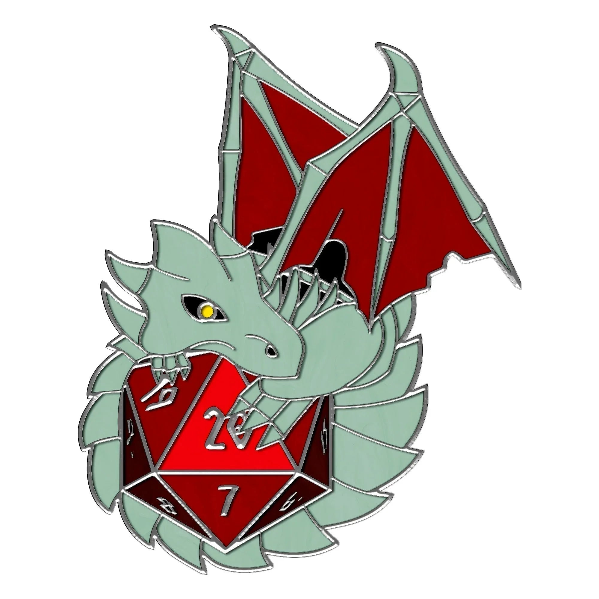 Dracolich - Hard Enamel Adventure Dice Pin Metal by Norse Foundry - Out of Play