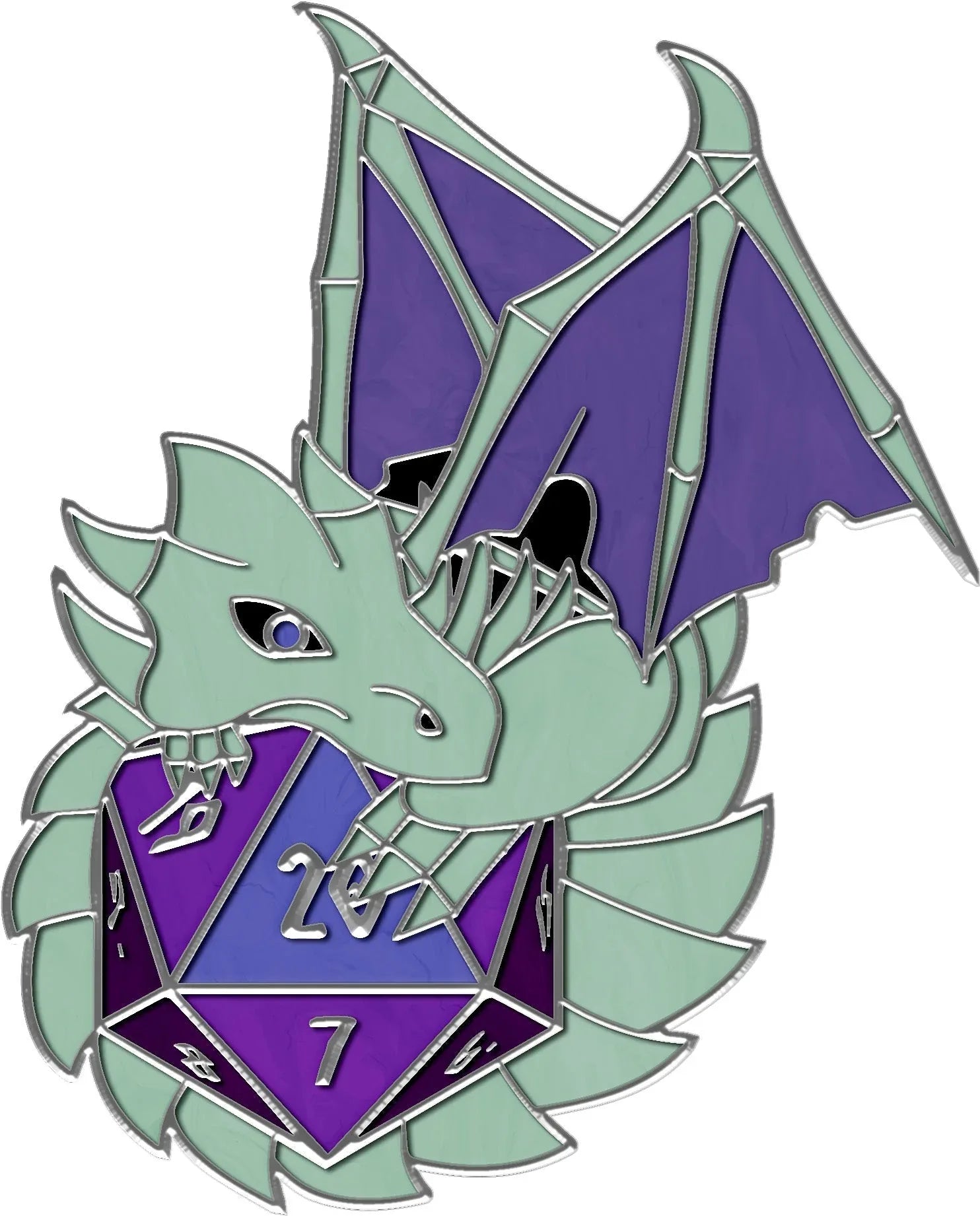 Dracolich - Hard Enamel Adventure Dice Pin Metal by Norse Foundry - Out of Play