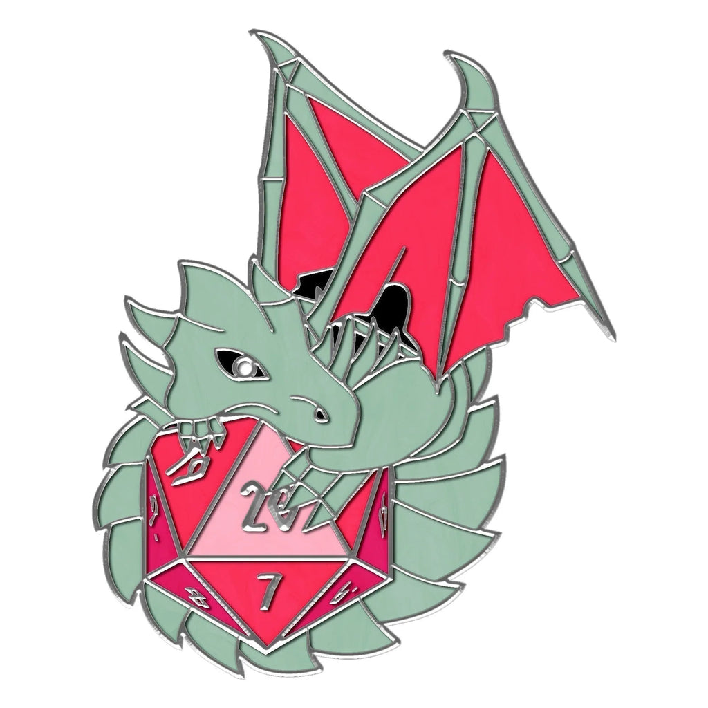 Dracolich - Hard Enamel Adventure Dice Pin Metal by Norse Foundry - Out of Play
