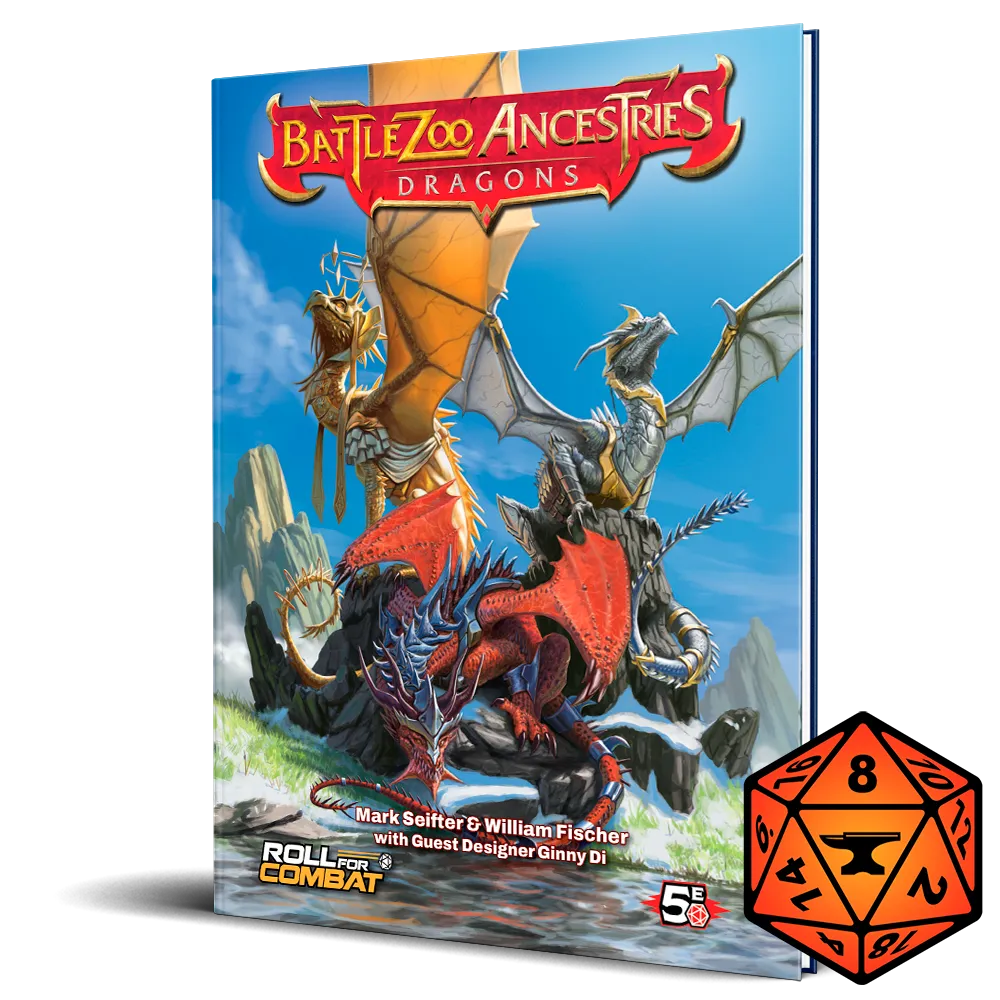 Battlezoo Ancestries: Dragons Hardcover & PDF Roll For Combat