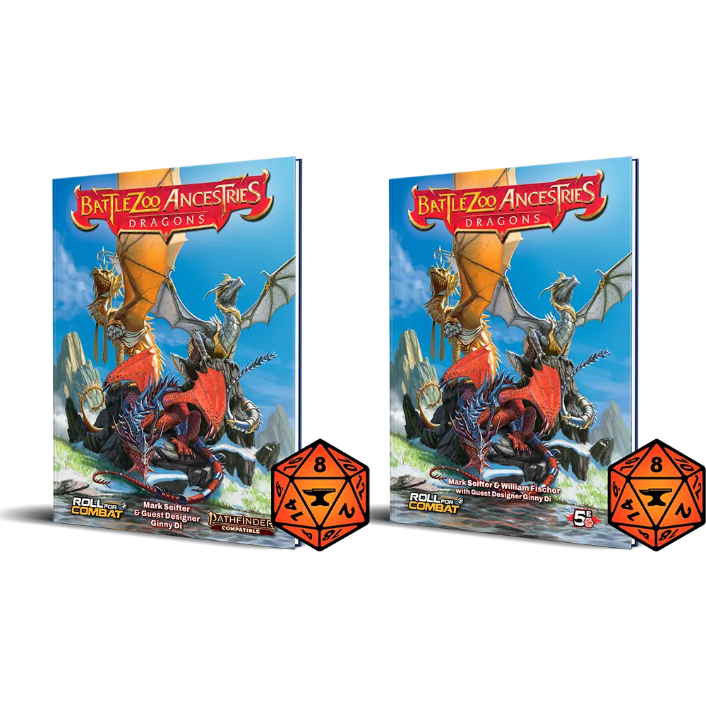 Battlezoo Ancestries: Dragons Hardcover & PDF Roll For Combat
