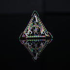 Dragonguard Hollow Metal Dice Set - Iridescent