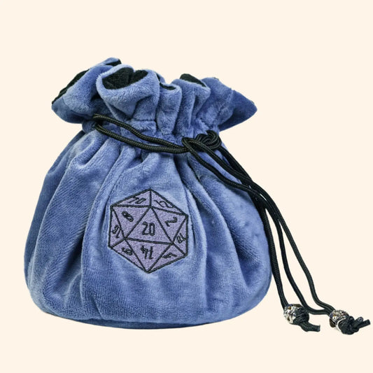 Drawstring Double-Layer Dice Bag - Out of Play Board Game Accessories