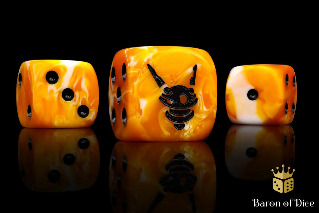 Drone Dice - Ochre - Out of Play