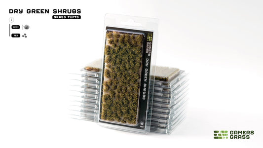 Gamers Grass - Shrub Set - Dry Green - Out of Play